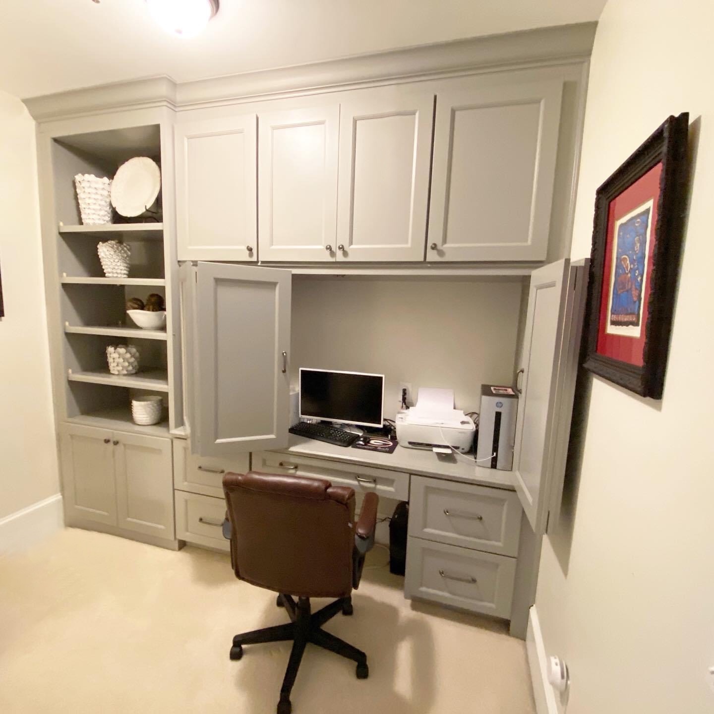 Built-In Office Cabinets 